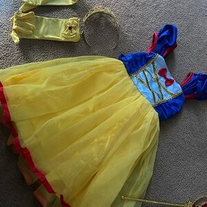 Princess Costume for Kids - Yellow and Blue